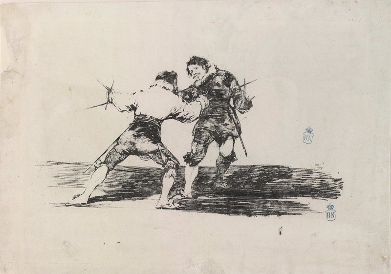 Old-fashioned Spanish duel