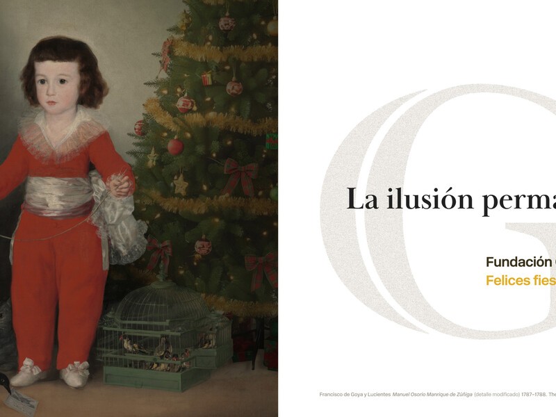 La Fundación Goya en Aragón os desea felices fiestas